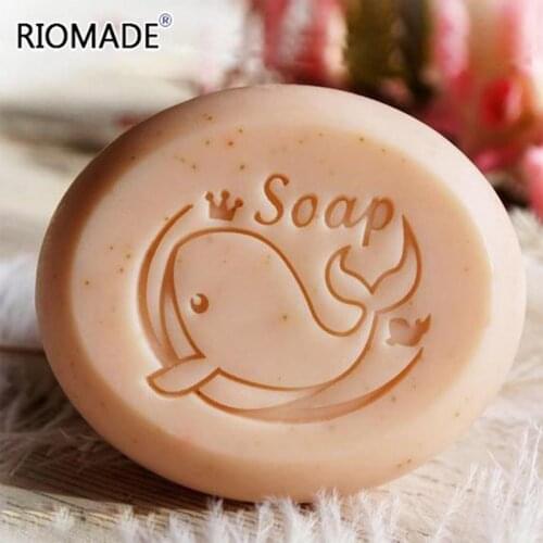 Whale Soap stamp Transparent Natural Cartoon Fish Series Plexiglass Soap stamps With Handle Acrylic Chapter Custom