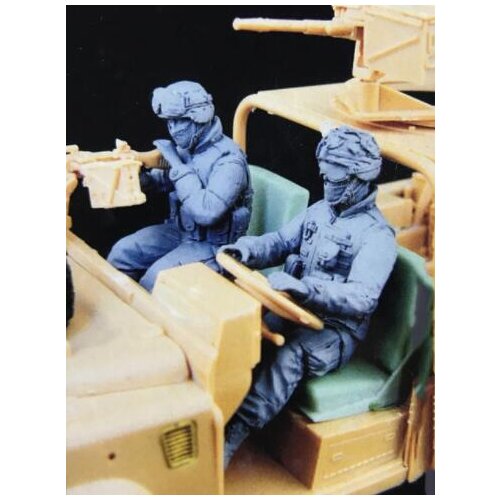 1/35 Scale Unpainted Resin Figure Modern Army Soldiers