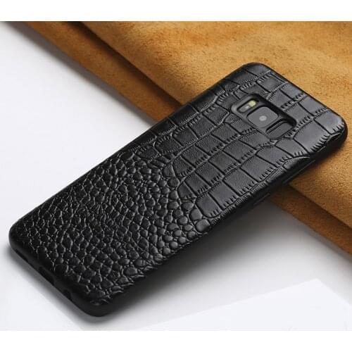 Original Genuine Leather case For Samsung s7 edge S8 plus Galaxy S9Plus S10 Note 10 plus A50 A40 A10 A30 A40 A70 protective case