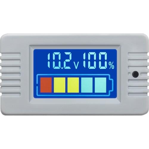 Peacefair PZEM-023 0-100v Color LCD Electrical Meter Digital Battery SOC Tester Lithium Lead-Acid Voltmeter DC for Car E-Bike