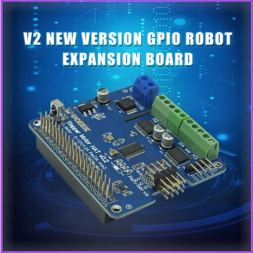 Raspberry Pi 4 Stepper Motor HAT I2C Interface Expansion Board support Stepper Motor Servo IR Remote RPI 4B/3B+/3B for Arduino