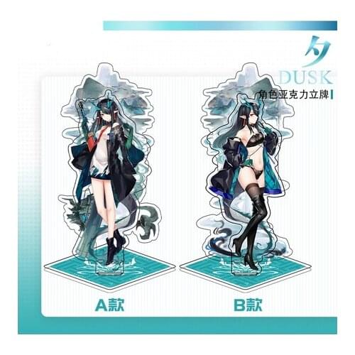 NEW 10x16cm Anime Game Arknights Dusk Cosplay Stand Figure Decoration Cosplay Model Plate Creative Cute Acrylic Desktop Toy