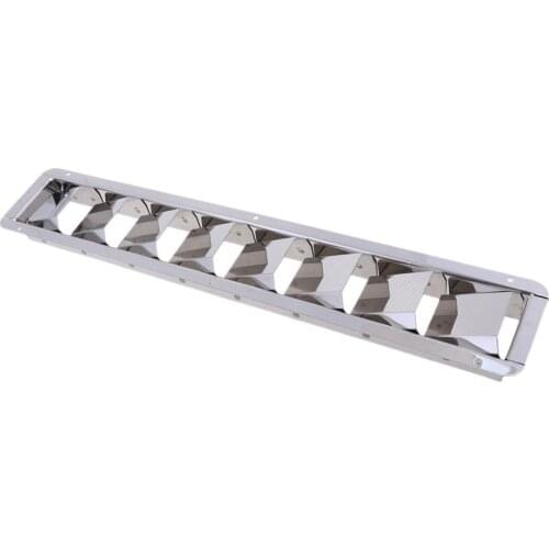 Boat Louver Air Vent Stainless Steel Marine 8 Slots Ventilation 427mm