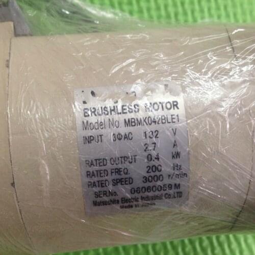 USED 100% TESTED MBMK042BLE1 AC SERVO MOTOR MBMK042BLE1 FOR PAN MBMK042BLE1