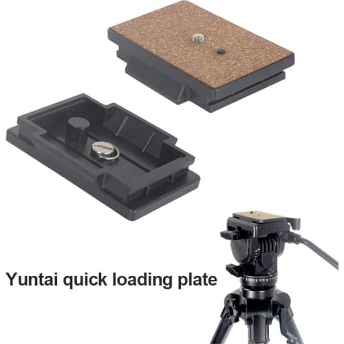 Camera Tripod Monopods Tripod head Fast Loading Quick Release Plate Screw Adapter Mount Head For YUNTENG 880 98 691 Tripod