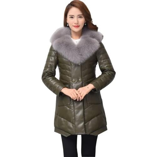 Topfurmall Womens Winter Leather Jackets