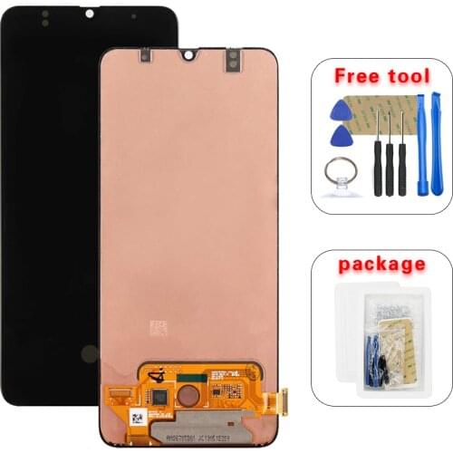 For Samsung Galaxy A70 A705 A705F SM-A705F/DS LCD Display + Touch Screen Digitizer Assembly Free Tools
