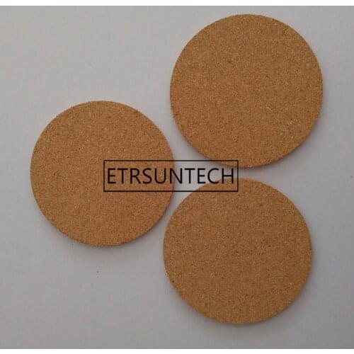 1000pcs Classic Round Plain Cork Coasters Heat-insulated Cup Mats 10cm Diameter for Wedding Party Gift