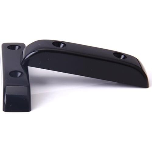 2 THUMB REST FOR PRECISION OR JAZZ BASS / THUMBREST BLACK Plastic W/ 4 Screws