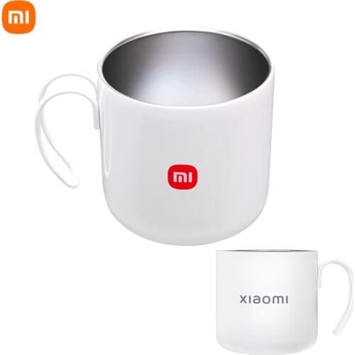 Arrival Xiaomi Custom Stainless Steel Mugs Cups White Reusable Tea Iced Coffe Cup Hot Cold Usages Travel Hiking Luxury