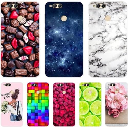 Case For Huawei Honor 7X Cover Soft Silicon For Huawei Honor 7X Case Back Cover For Fundas Huawei Honor 7X 7 X X7 Phone Cases