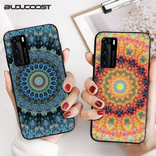 Reall Mandala Sun Flower Phone Case for Huawei P20 P30 P20Pro P20Lite P30Lite P10 P Smart plus P10Lite P40 Pro P40 lite