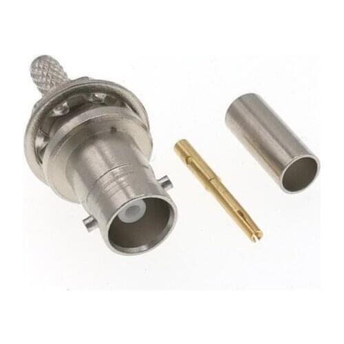 Mini BNC MiniBNC Female Plug Crimp RG174 LMR100 RG316 RF Connector