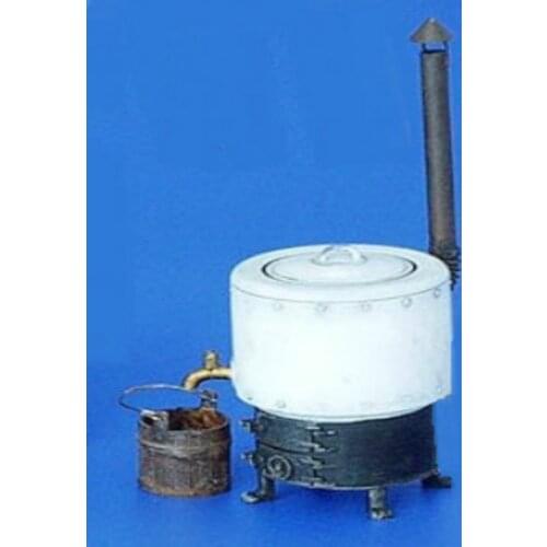 1:35 scale die-cast resin war scene model resin soldier military camp production machine assembly model including stickers