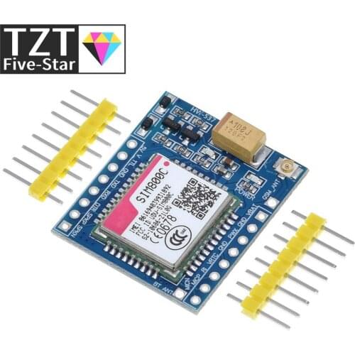 TZT SIM800C GSM GPRS Module 5V/3.3V TTL Development Board IPEX With Bluetooth And TTS For Arduino STM32 C51 for Arduino