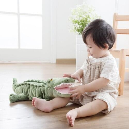 Stuffed Soft Plush Toy Animal Doll for Kids Baby Aquatic Wonders Alligator, 50cm