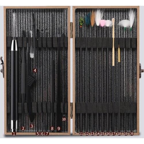 20PCS Earwax Removal Kit Ear Pick Set Earwax Remover Spoon Ear Care Tools for Ear Massage Earpick Ear Picker with LED Light