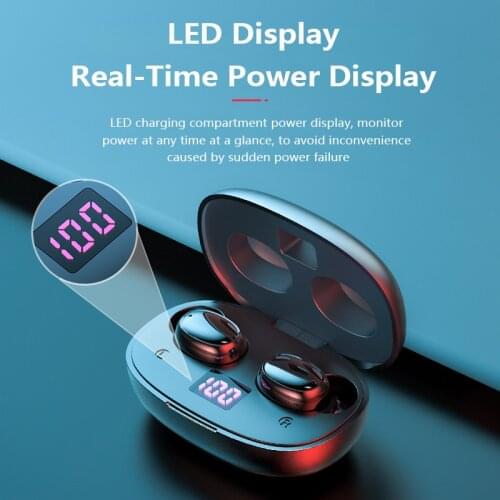 TWS Binaural Touch Wireless Earphone In Ear 9D HIFI Stereo Sport Headsets Noise Reduction Wireless Bluetooth Headphones