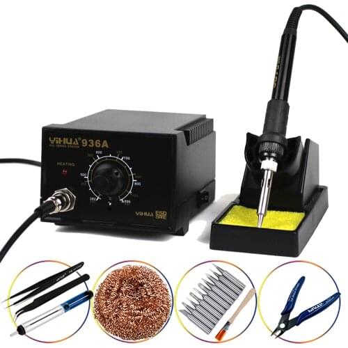 YIHUA 936A Soldering Station High Power Anti-static Temperature Adjustable Thermostatic Electric Soldering Iron