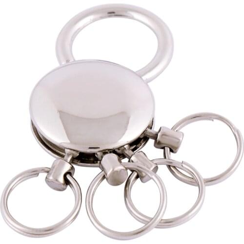 Hot Sale Stainless steel hanged detachable keychain Gourd Buckle carabiner keychain Waist Belt Clip anti-lost buckle hanging key