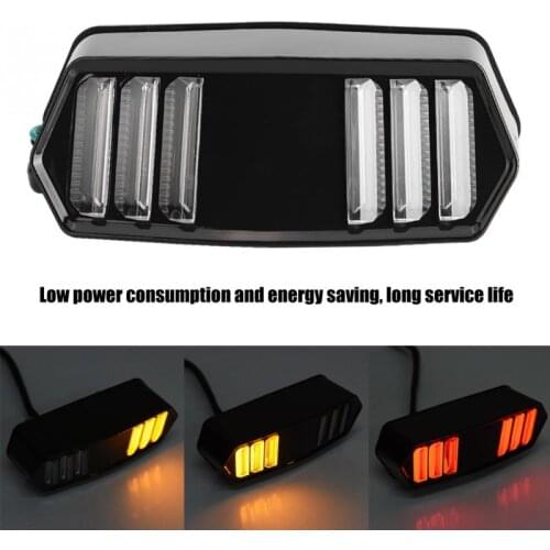 Motorcycle LED Brake Turn Signal Tail Light for MSX125 YG-125 Red Car Styling Turn Signal Light ABS Material motorcycle light