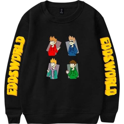 Eddsworld Crewneck Sweatshirts Women Men Long Sleeve Sweatshirts Hot Sale Casual Streetwear Clothes
