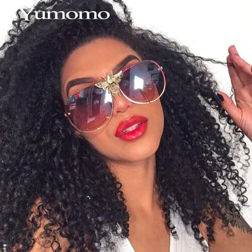 Vintage Butterfly Sunglasses Women Retro Oversized Ladies Eyewear Sun Glasses Woman UV400 Gafas Feminino Oculos De Sol 2020