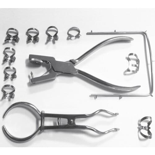 1 set Dental Rubber Dam Perforator Puncher Teeth Care Pliers Dentist Lab Device Instrument Equipment
