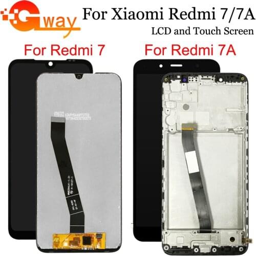 5.45" For XiaoMi Redmi 7A LCD Display +Touch Screen with frame For Xiaomi Redmi 7 LCD Digitizer Sensor Glass Panel + Free Tools