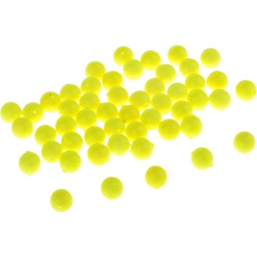 50x Fishing Floating Bobbers Ball Foam Indicators Fishing Accessories Fishing Float Balls for Fishing