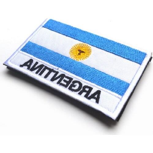 Argentina Flag Patch Argentina Embroidery Armband Military Tactical Patches Clothing Backpack Caps