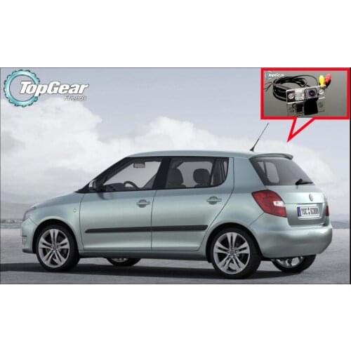 Car Camera For Skoda Fabia 5J MK2 MK1 1999~2015 High Quality Rear View Back Up Camera For TOPGEAR Friends Use | CCD + RCA