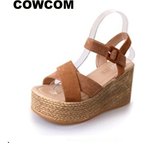 Обувь на низком каблуке Cowcom China At AliExpress