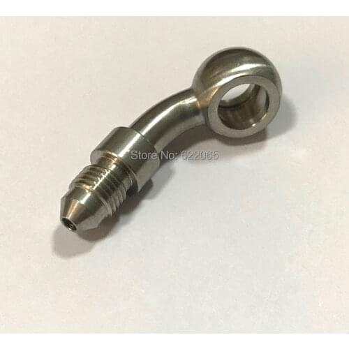 PERFORMACE BRAKE FITTINGS 20DEGREE BANJO TO MALE AN3/AN3 TO 10.2MM STAINLESS STEEL