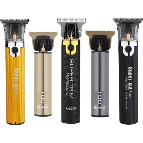 2020 Electric Hair Trimmer 0mm Baldheaded Hair Clipper For Men Barber Hair Cutting Machine Cordless Shaver Rechargeable Razor