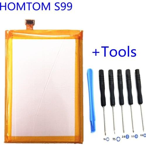 High quality 100% New homtom S99 Battery 6200 mAh for HOMTOM S99 Smart Phone