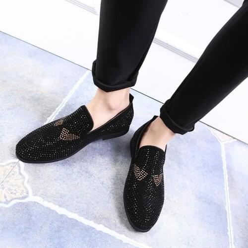 Moccasins Men Loafers Driving Shoes Soft Casual Shoes Men Flats Men Shoes Leather Loafers plus Size 48 Male Slip On ST358
