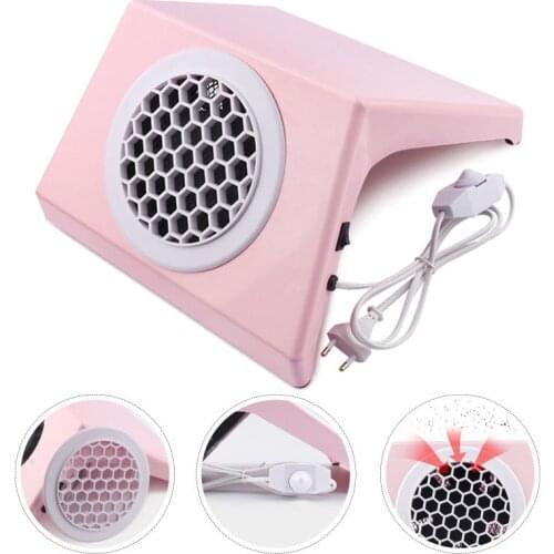 100W High-Power Nail Art Vacuum Cleaner Nail Dust Suction Collector Nail Art Manicure Tools Nail Fan Art Manicure Salon Tools