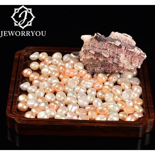 2019 new Fasion Irregular pearl beads fresh water pearls for making jewelry of women bracelet 4-9mm loose beads 15inch strand