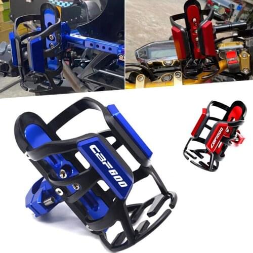 Durable Water Cup Holder Motorcycle Beverage Water Bottle Cup Drink Cup Holder logo For Honda CBF600 CBF1000 cbf 600 1000