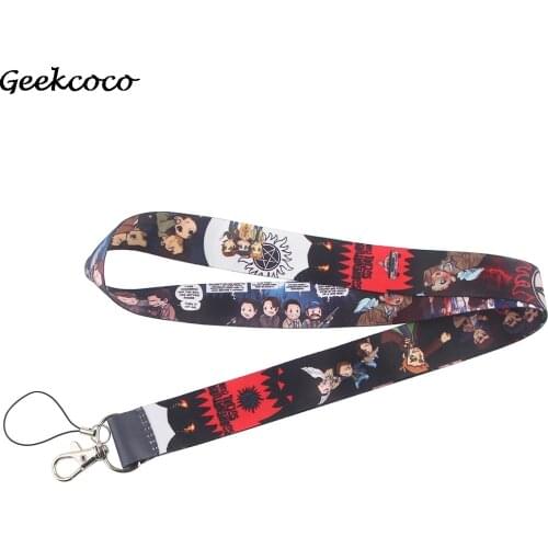 J1962 Cartoon Character Lanyard For Keys Phone Strap Neck Strap Keychain Lanyards ID Badge Holder