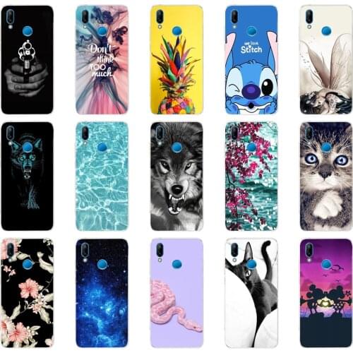 P silicone case for huawei Nova 3 3i case soft TPU Back phone cover for Nova3 nova3i INE-LX2 INE-LX9 funda cover Coque bumper