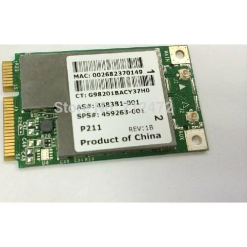 SSEA Wholesale Original New for Broadcom BCM94312MCG BCM4312 Wireless Mini PCI-E Card for HP 54Mbps