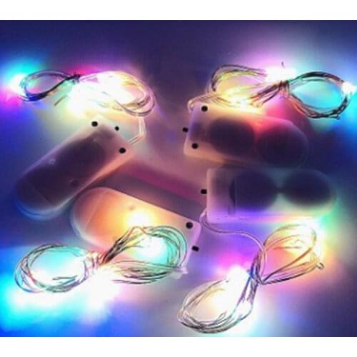 LED Twinkle Light Flower Gift Romantic Copper Wire String Light Cake Topper Dessert Table Decor DIY Craft Birthday Event Party