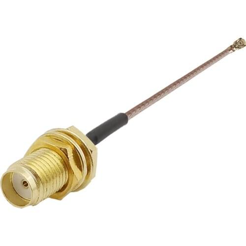 100Pcs SMA Female Jack to uFL/u.FL/IPX/IPEX RG178 Pigtail Cable For PCI Wifi Card Wireless Router Antenna WiFi SMA to IPX Cable