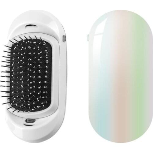 5 Color Portable Ionic Electric Massage Hairbrush Anti Static Magic Negative Wide Tooth Ions Hair Comb Brush Hair Style Dropship