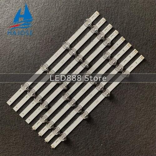 8pcs x LED Backlight Strip for LG 40" TV DRT4.0 A+B Type SVL400 6916L-0884A /0885A 40LF630V 40LX560H 40LH5300 40LH5700 40LF570V
