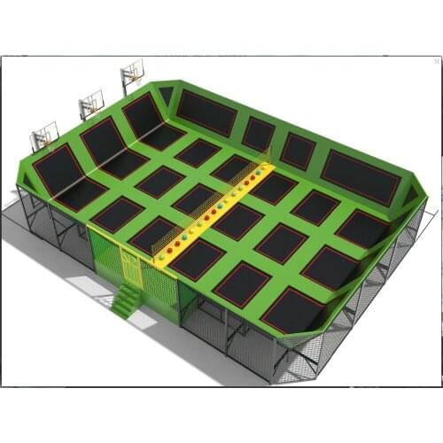 12*17m trampoline park, big trampoline center, customized designed and produced