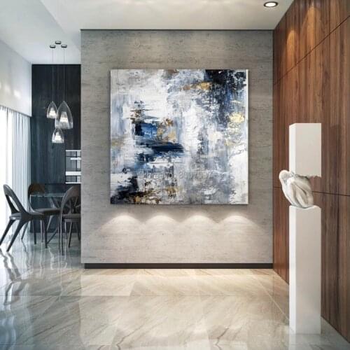 Large Abstract Handmade Canvas Painting Modern abstract oil painting hand painting wall art original abstract textured art