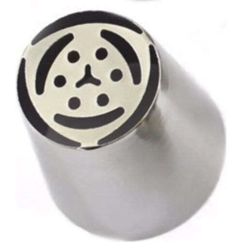 Large Russian Tulip Icing Pipe Nozzle Stainless Steel Flower Butter Pastry Decorating Mouth Cupcake Decoration Tool Mould